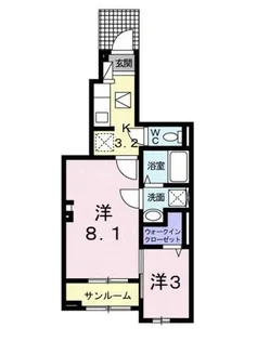 サクセス ツリー Ⅱ【1階】の間取り