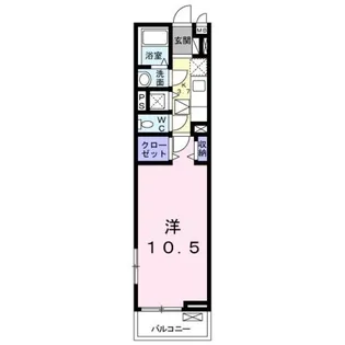 コンフォート丸友【1階】の間取り