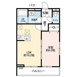 EXIV3【3階】の間取り