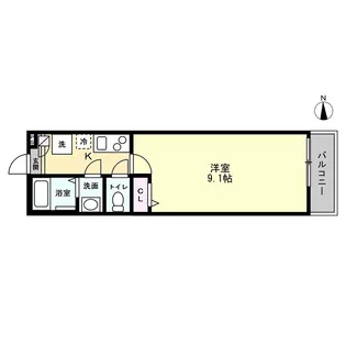 スリジエ狭山ヶ丘【1階】の間取り