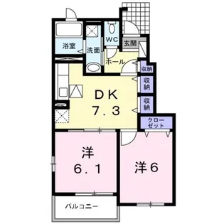 Camelot・K【1階】の間取り