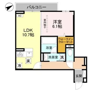 (仮称)D−Sereno豊岡5丁目 A棟【2階】の間取り
