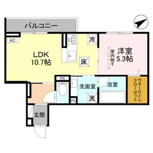 (仮称)D−Sereno豊岡5丁目 A棟【2階】の間取り