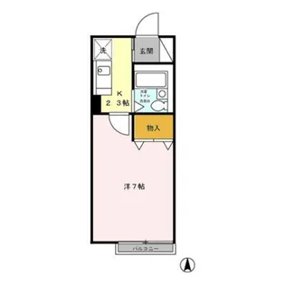 エントピア新秋津A【1階】の間取り