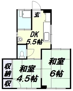 新井マンション【2階】の間取り