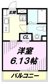 la casa felice【202号室】の間取り