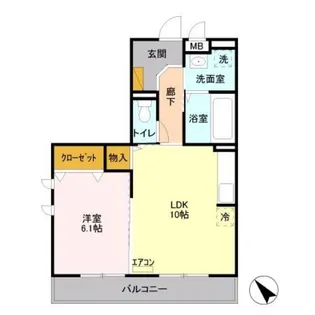 ロアジス【2階】の間取り