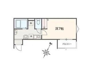 MELLAS狭山市【1階】の間取り