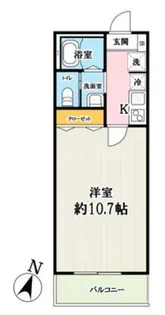 キャメルバンフランド壱番館【1階】の間取り