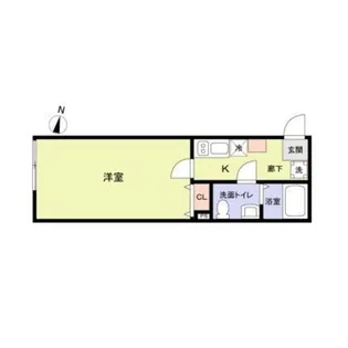 (仮称)狭山ヶ丘新築アパート【2階】の間取り