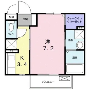 アクティーフ 西所沢【2階】の間取り