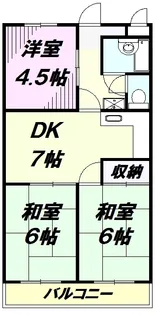 煉瓦館京極【3階】の間取り