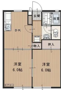 サンハイツ【1階】の間取り