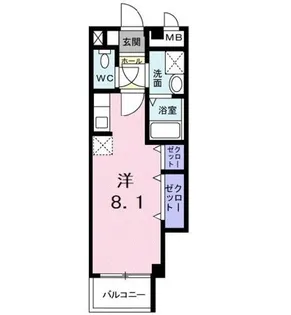 フレグランス2【3階】の間取り