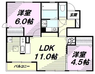 ヌサドゥア【1階】の間取り