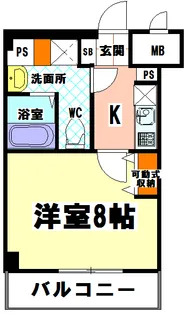 ライジングプレイス八王子みなみ野【3階】の間取り