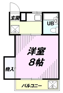 コーポ桑の実【2階】の間取り