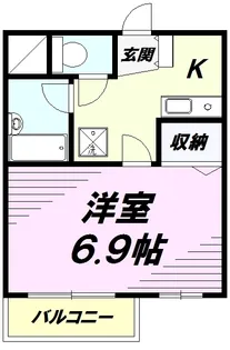 YSマンション【105号室】の間取り