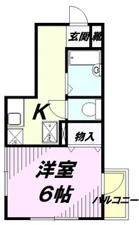 エクレール橋本【2階】の間取り