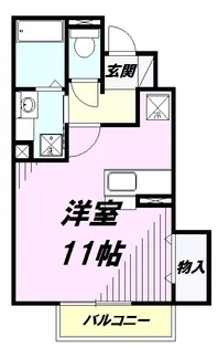 ロワジールⅡ【1階】の間取り