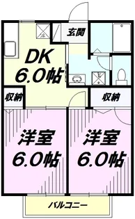 サントゥールB【2階】の間取り