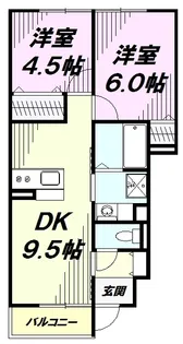 カサヴェール【1階】の間取り