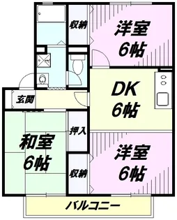 ボナール杉本【2階】の間取り
