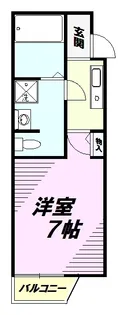 ソフィアエヌ子安町【203号室】の間取り