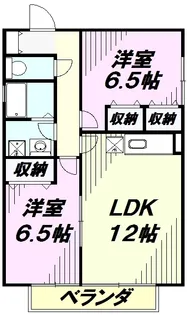 アーバンハイムB【1階】の間取り