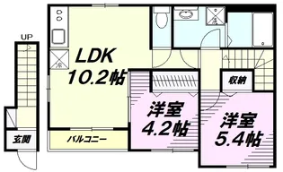 アッサンブラージュ【201号室】の間取り