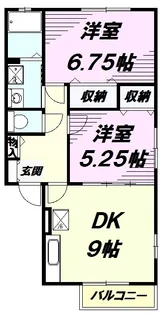 アメニティC【2階】の間取り