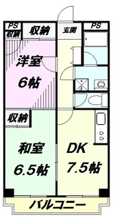 リバーサイド西八王子【3階】の間取り