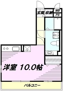 エスポワール【201号室】の間取り