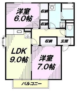 グランシャリオ・エノ【1階】の間取り