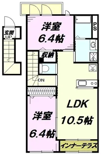 ハーモニーヒルズ【2階】の間取り