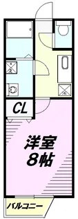 グランヒルズ八王子【2階】の間取り