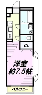 アンプルールフェール 東浅川【2階】の間取り