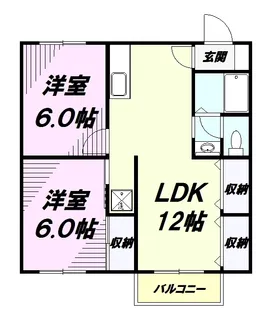 パストラルコート【2階】の間取り