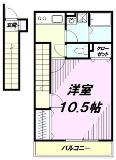 リブリ・さくら大工【2階】の間取り