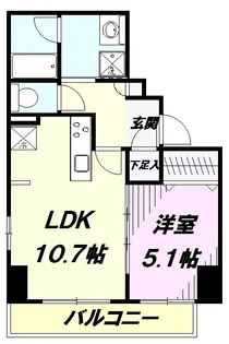 プライマル八王子横山町【14階】の間取り