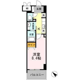 YamazakiSekiyuBLD【2階】の間取り