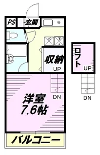 トリコロール・ピエテ【108号室】の間取り