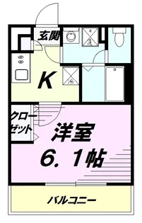 リブリ・緑の丘【1階】の間取り