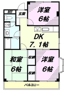 サンヴィラ【3階】の間取り