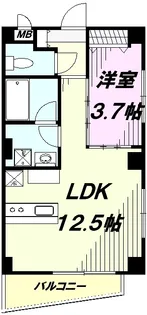 ラ・クール西八王子【2階】の間取り