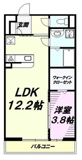 リブリ・ルーチェテラス【2階】の間取り