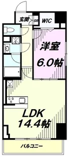 リアン【9階】の間取り