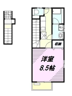 オーク フラッツ【2階】の間取り