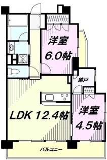 レジデンス八王子明神町【13階】の間取り