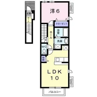 シンフォニーNAKANOⅡ【2階】の間取り